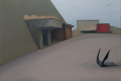 Пейзаж со входом в бункер.  2023