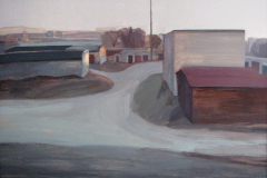 Baracken. Holz, Acryl. 60 x 80 cm. 2012 Sammlung des Moskauer Museums für moderne Kunst MMOMA