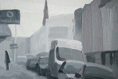 Wölckerstraße in der Morgendämmerung. 2009