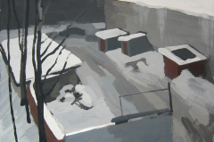 Вид на задний двор.  2005