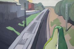 Landschaft mit einer Birne. 2010