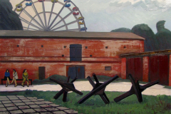 Память (Дворик с противотанковыми ежами).  2014