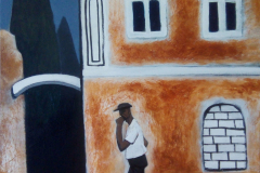 A passerby in Yelets. 2016