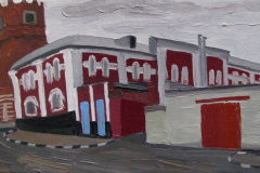 Вид на здание типографии в Ельце.  2016