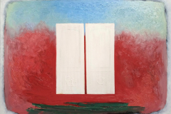 Белые двери. Холст, масло. 50 х 70 см. 2017.   Частная коллекция.