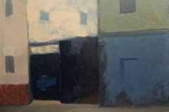 Studie mit Tor. Leinwand, Öl. 24 x 30 cm. 2019
